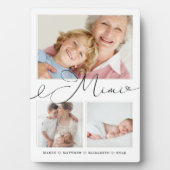 Gift for Mimi | Grootkinderen 3 Foto-collage Fotoplaat (voorkant)