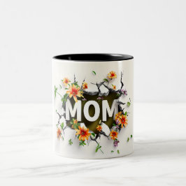 Gift for Mom for Mother's Day or Birthday Gift Tweekleurige Koffiemok