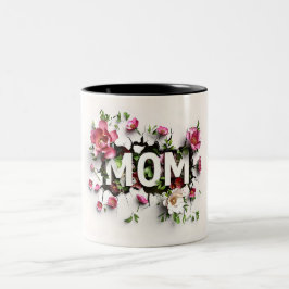 Gift for Mom for Mother's Day or Birthday Gift Tweekleurige Koffiemok