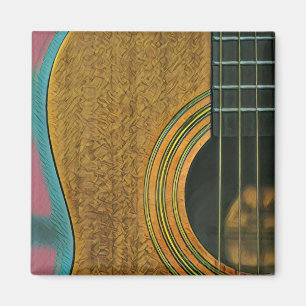 Gift for musician guitarist magneet