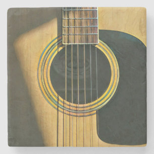 Gift for musician guitarist stenen onderzetter