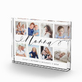 Gift for Nonna | Foto-collage voor kleinkinderen Fotoblokken (Rechts)