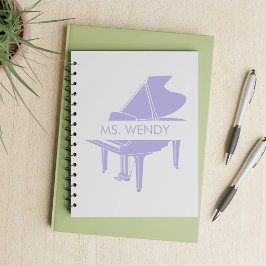 Gift for Piano Teacher Grand Piano Notitieboek