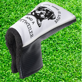 Gift for Rottweiler-Loving Golfers Golfheadcover