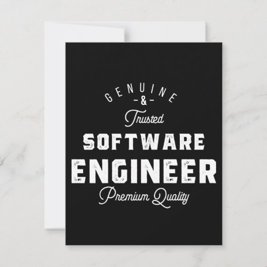 Gift for Software Engineer Save The Date (Voorkant)