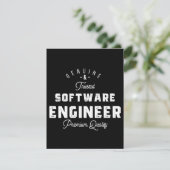 Gift for Software Engineer Save The Date (Staand voorkant)