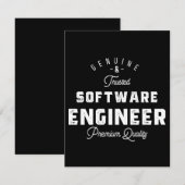 Gift for Software Engineer Save The Date (Voorkant / Achterkant)