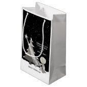 Gift Giver-Merry Kerstmis Klein Cadeauzakje (Achterkant Gekanteld)