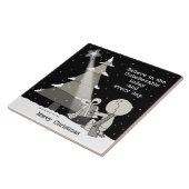 Gift Giver-Merry Kerstmis Tegeltje (Zijkant)