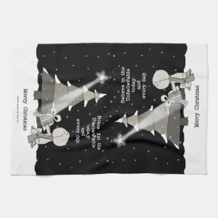 Gift Giver-Merry Kerstmis Theedoek
