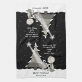 Gift Giver-Merry Kerstmis Theedoek (Verticaal)