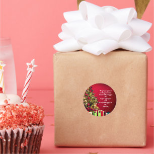 Gift Giving niet uitgevonden door Man God gegeven  Ronde Sticker