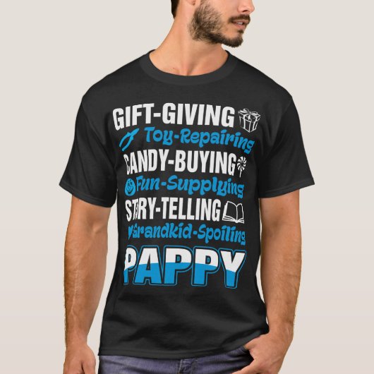 Gift Giving Pappy Tshirt (Voorkant)