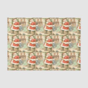 Gift Giving Santa Tissue Paper Tissuepapier