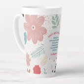 GIFT - Grootmagedichten van kleinkinderen - DOUANE Latte Mok (Linkerhoek)