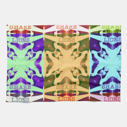 gift Hakuna Matata leeuwen Theedoek (Horizontaal)