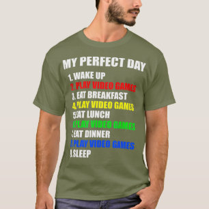 GIFT IDEA de perfecte gamedag voor T-shirt