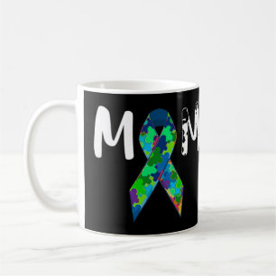 Gift Idea for Women - Autisme Mam Shirt. Geweldige Koffiemok