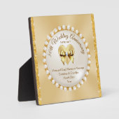 Gift Ideas, 50th Wedding Jubileum for Friends, Fotoplaat (Voorkant)