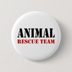 Gift Items van het reddingsteam van dieren Ronde Button 5,7 Cm
