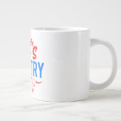 - Gift Jumbo-Mok Extra Grote Beker (Rechts)