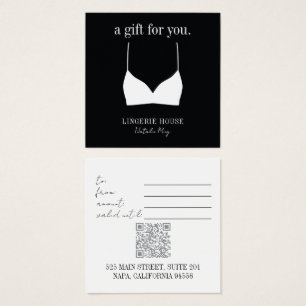 Gift Kaart Luxury White Lingerie Boutique