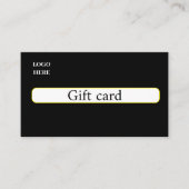 Gift Kaart ontwerp Visitekaartje (Voorkant)