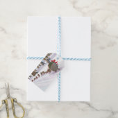 Gift Label Ducks at Boston Common tijdens Feestdag Cadeaulabel (Met Touw)