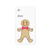 Gift Label Label Gingerbrood (Voorkant)
