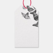 GIFT-LABEL "MET LOVE" ZWARTE LACE EN AANGEPASTE NA CADEAULABEL (Achterkant)