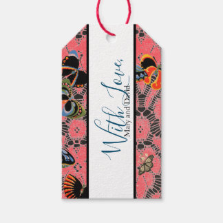 GIFT-LABEL MET VERLICHTE ANTIEK AANGEPASTE NAMEN CADEAULABEL