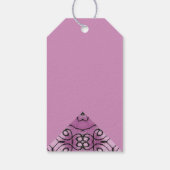 Gift label Violet Cadeaulabel (Achterkant)