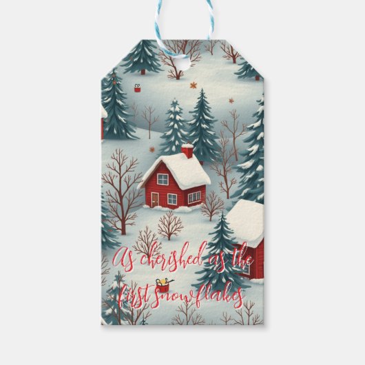 Gift label ( Winter Wonderland ) Cadeaulabel (Voorkant)