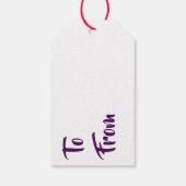 Gift Labels - Gefeliciteerd met de geboorte van je Cadeaulabel (Achterkant)