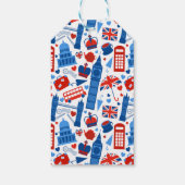 Gift labels Symbols of London Cadeaulabel (Achterkant)