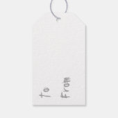 Gift Labels - Vrolijk kerstfeest Cadeaulabel (Achterkant)