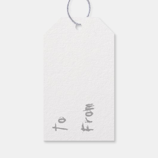 Gift Labels - Vrolijk kerstfeest Cadeaulabel (Achterkant)