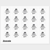 Gift Medical Coder Queen Coding ICD Programmer Vierkante Sticker (Vel)