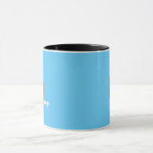 GIFT MINIMAL MONOGRAM NOM DE MUG SIMPLE MODERNE (Centre)