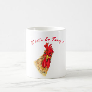 Gift Mug Joueur Surpris Rooster - Texte Personnali