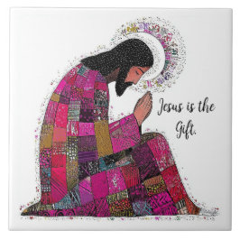 GIFT OF JESUS CERAMIC TILE TEGELTJE