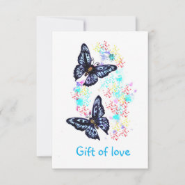 Gift of love bedankkaart
