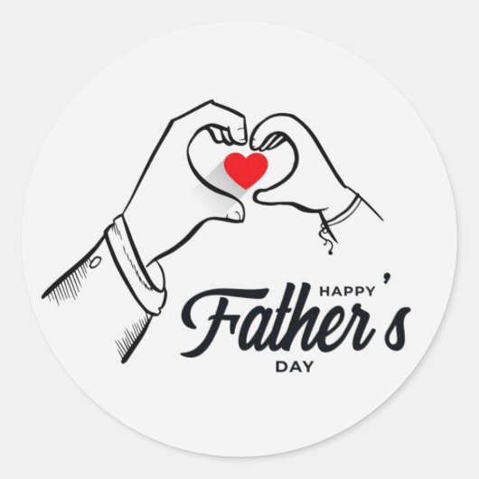 GIFT Sticker Fathers day (Voorkant)