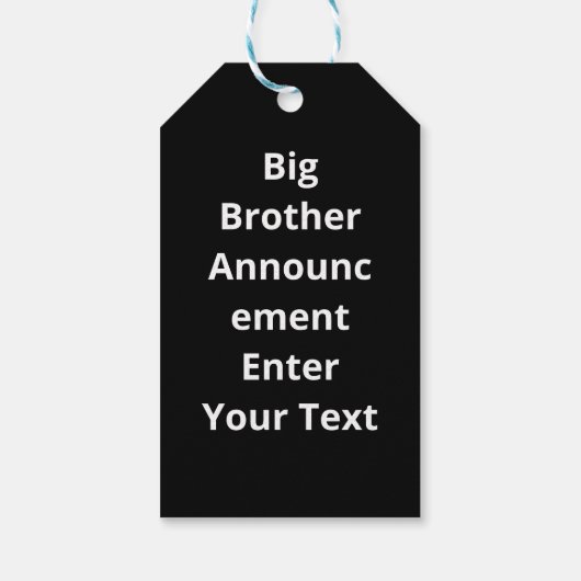 Gift Tag Cadeaulabel (Achterkant)