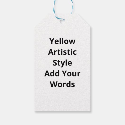 Gift Tag Cadeaulabel (Achterkant)