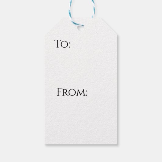 Gift Tag Cadeaulabel (Achterkant)