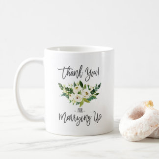 Gift van de huwelijksfunctionaris - Bedankt voor h Koffiemok