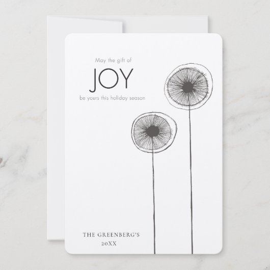 Gift van de Kaart van de Foto van de Vakantie van (Voorkant)