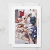 Gift van de Kaart van de Foto van de Vakantie van (Achterkant)