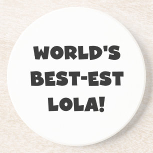 Gift van de T-shirts van Lola van het Zandsteen Onderzetter